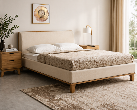 Modern Upholstered Platform Bed