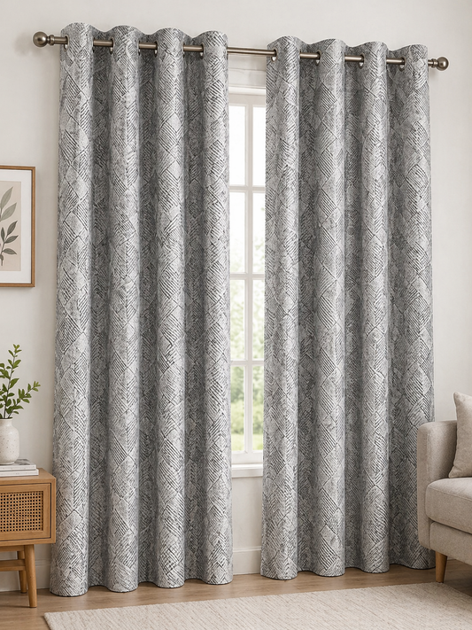 Modern Patterned Blackout Curtains