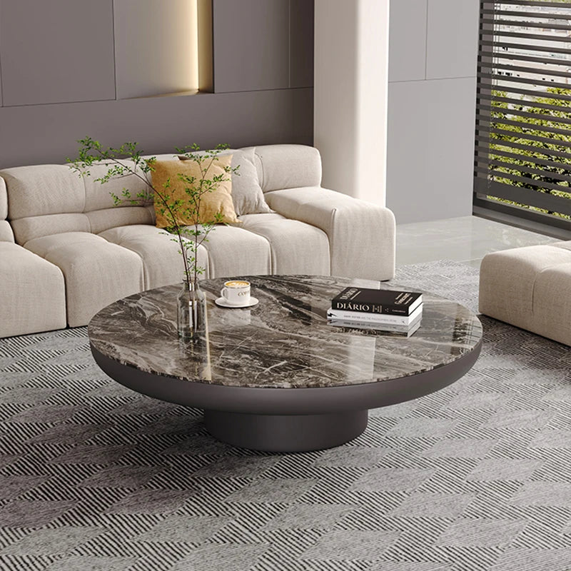 Modern Round Marble Coffee Table
