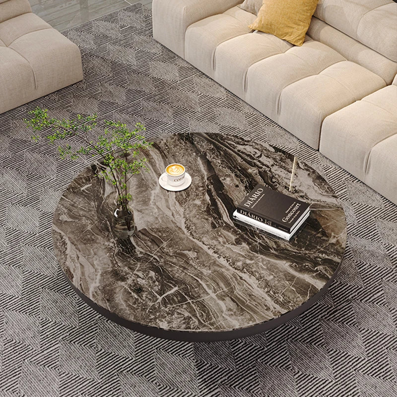 Modern Round Marble Coffee Table